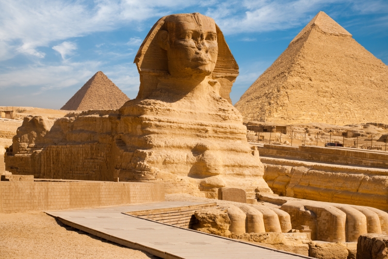 Dubai and Cairo Travel Package. The Sphinx and Pyramids, Cairo