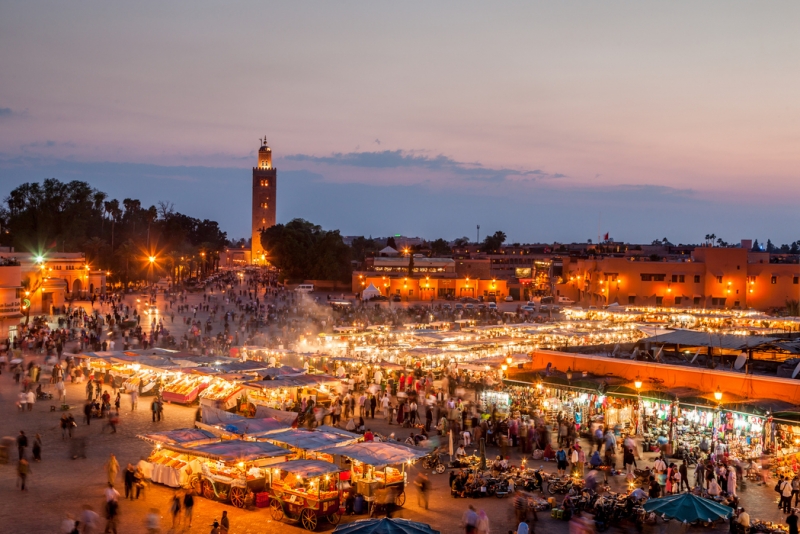 Plaza de Jemaa el-Fna Plaza de Jemaa el-Fna