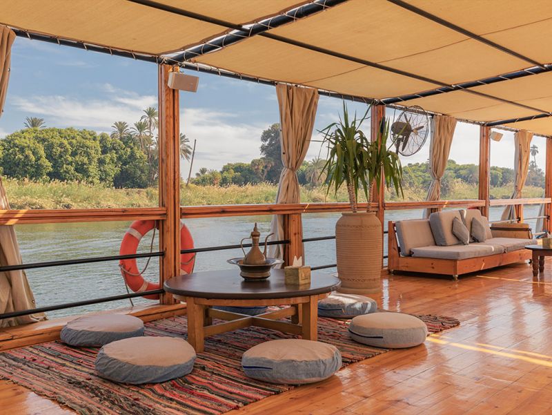 Nuun Dahabeya/ Nuut Dahabeya zwischen Assuan und Luxor Nuun Dahabeya/ Nuut Dahabeya zwischen Assuan und Luxor