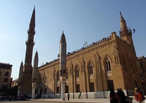 Al Hussein Mosque in Old Cairo Al Hussein Mosque in Old Cairo