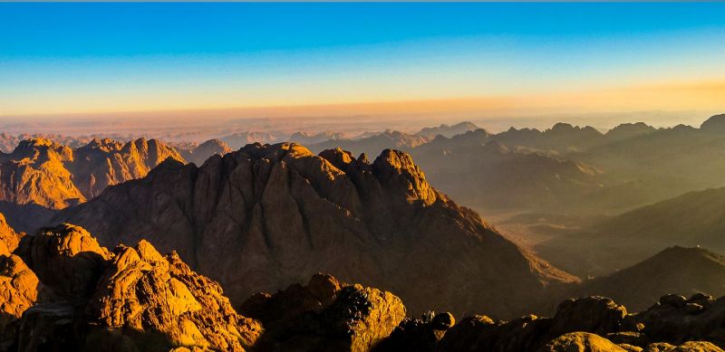 Il Monte Sinai La Monte Ideale Per Vedere La Terra Sacra Dalla Cima