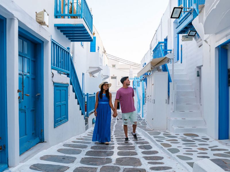 Pacote para Santorini, Mykonos e Atenas Pacote para Santorini, Mykonos e Atenas