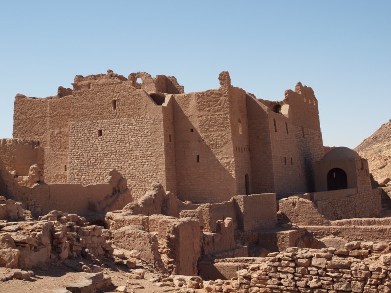Monastère Saint Siméon depuis Assouan Monastère Saint Siméon depuis Assouan
