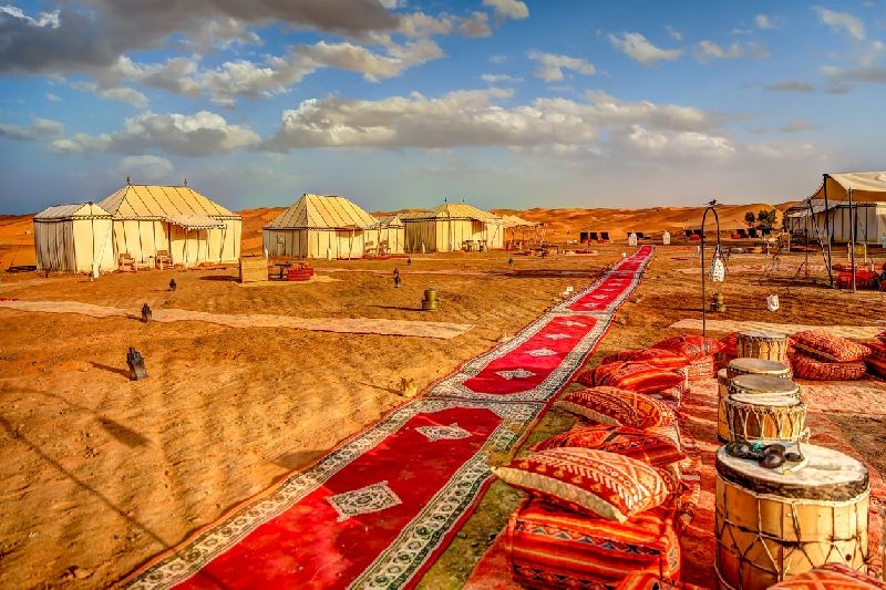 El desierto del Sahara en Marruecos