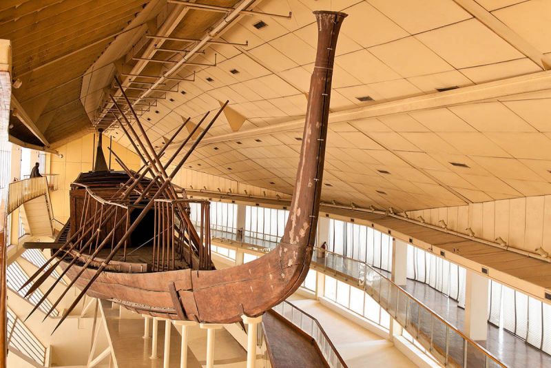 The Solar Khufu Ship Museum in Egypt 