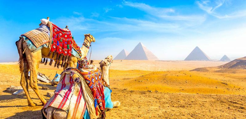 Las Pirámides de Giza en Egipto Las Pirámides de Giza en Egipto