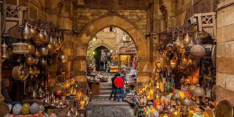 Khan elKhalili Basar in Kairo