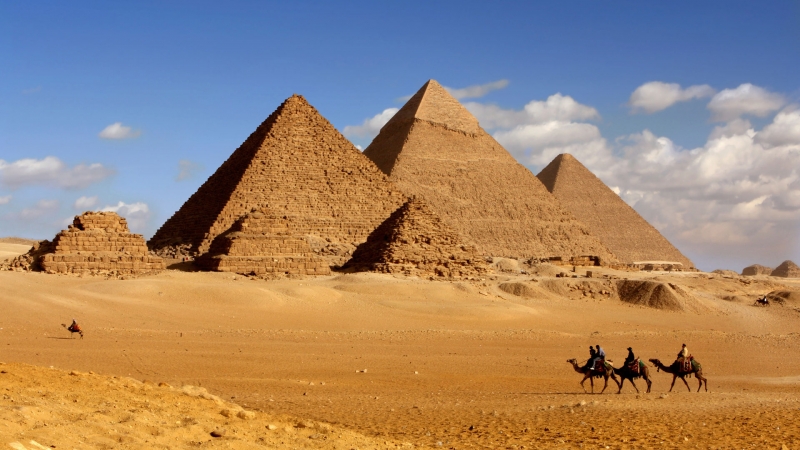 Las Pirámides de Guiza, Egipto Las Pirámides de Guiza, Egipto