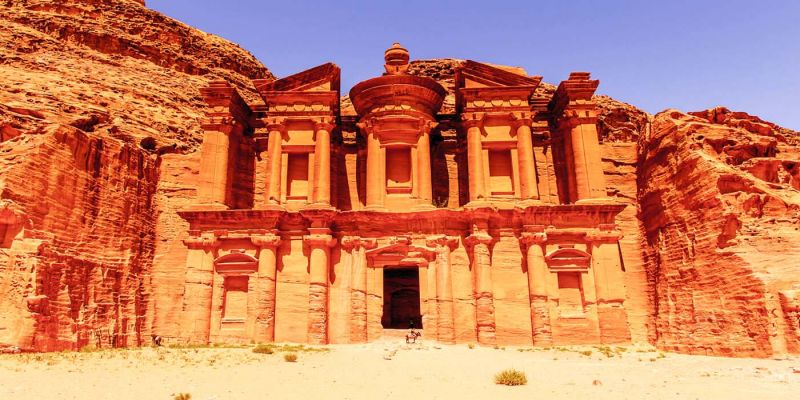 Um dia incrível em Petra saindo de Amã