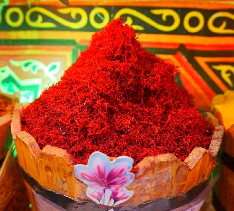 o açafrão vermelho de Taliouine o açafrão vermelho de Taliouine