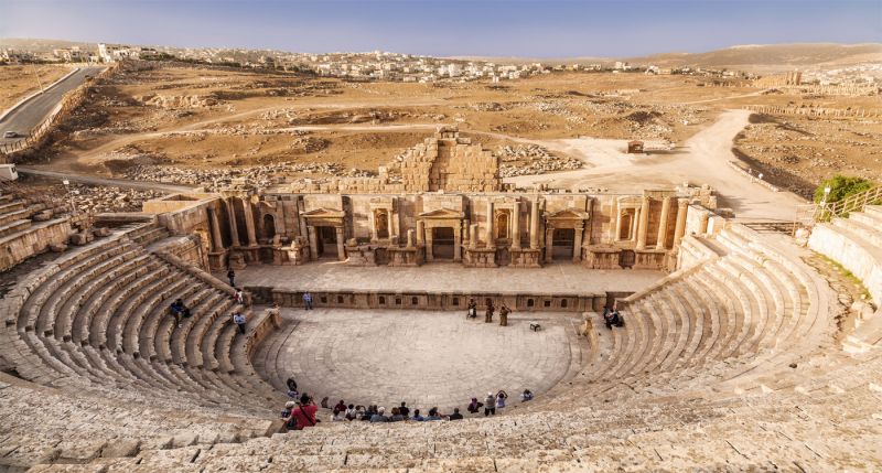 archeological site in jordan