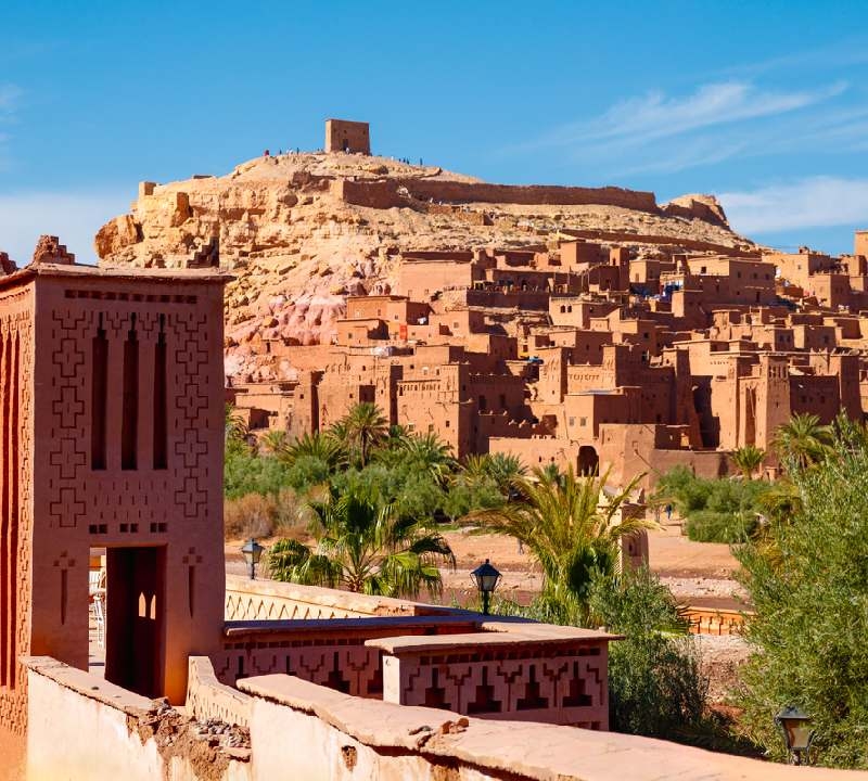 Ait Ben Haddou em Marrocos perto de Ouarzazate Ait Ben Haddou em Marrocos perto de Ouarzazate