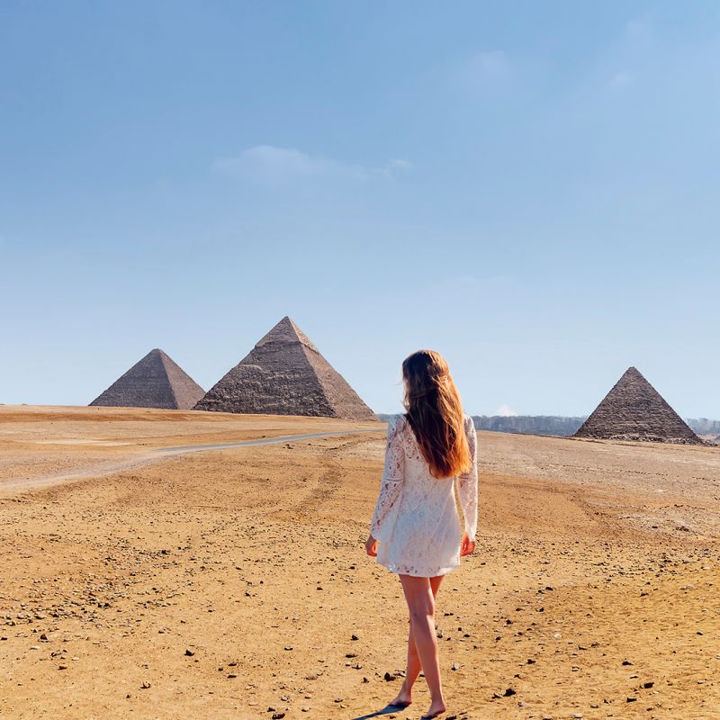Las Pirámides de Giza en Egipto Las Pirámides de Giza en Egipto