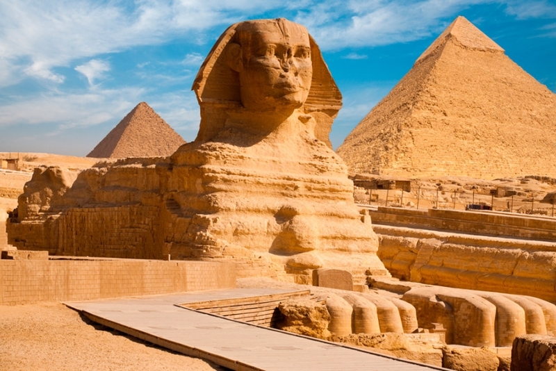 Las Pirámides y Esfinge de Giza Las Pirámides y Esfinge de Giza