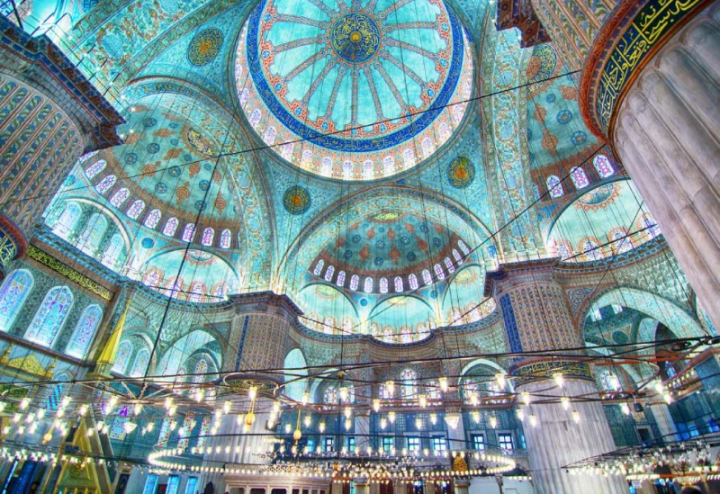 Dentro a Mesquita Azul Dentro a Mesquita Azul, Mesquita Azul