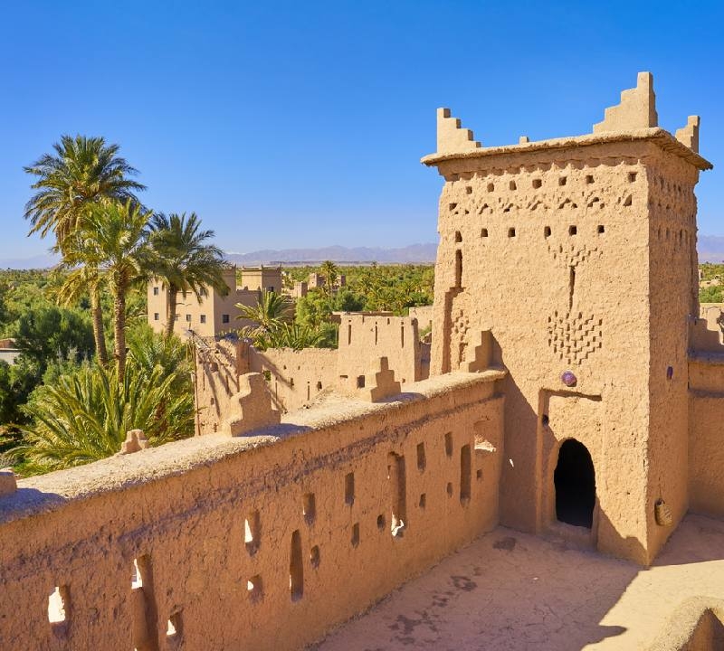 Kasbah Amahidil no oásis de Skoura, distrito de Ouarzazate, Marrocos Kasbah Amahidil no oásis de Skoura, distrito de Ouarzazate, Marrocos