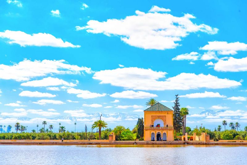 The Menara Gardens in Marrakech