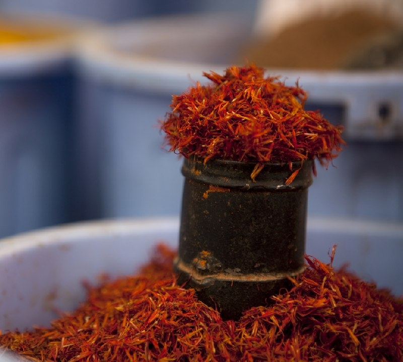 o açafrão vermelho de Taliouine o açafrão vermelho de Taliouine