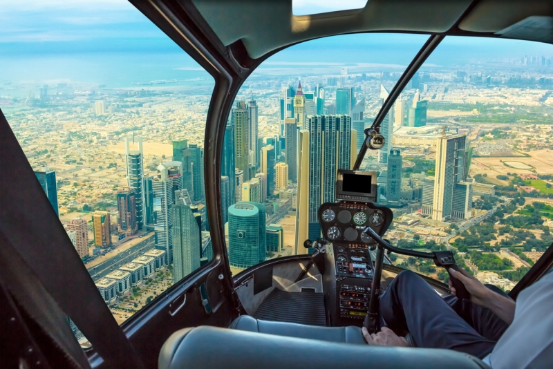 Helicóptero em Dubai Helicóptero em Dubai