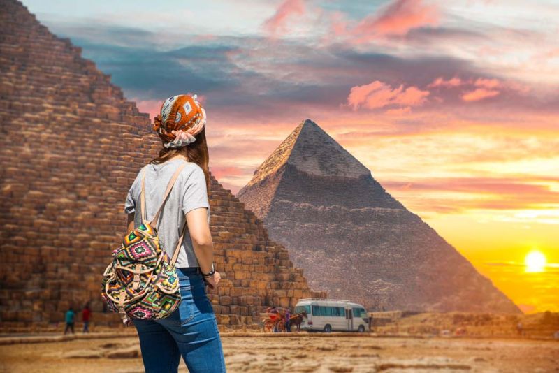 Las Pirámides de Giza en Egipto Las Pirámides de Giza en Egipto