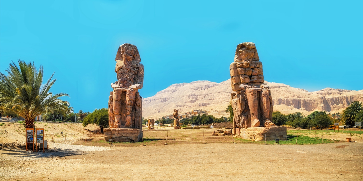 Los Colosos de Memnón en Luxor