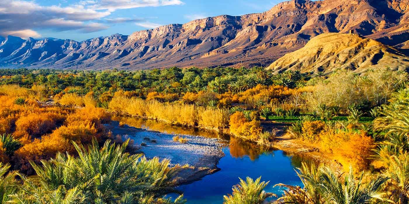 Vale do Draa no Marrocos