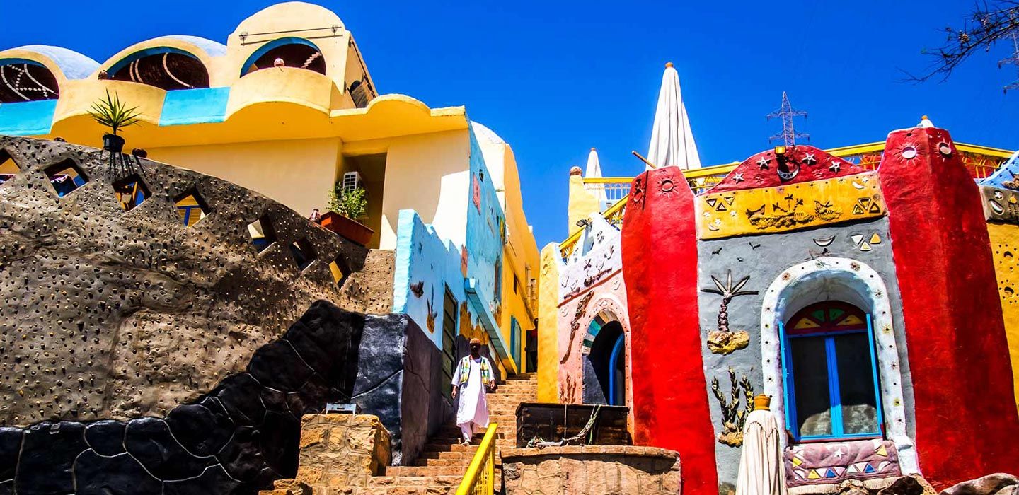 Nubian Villages in Aswan Egypt