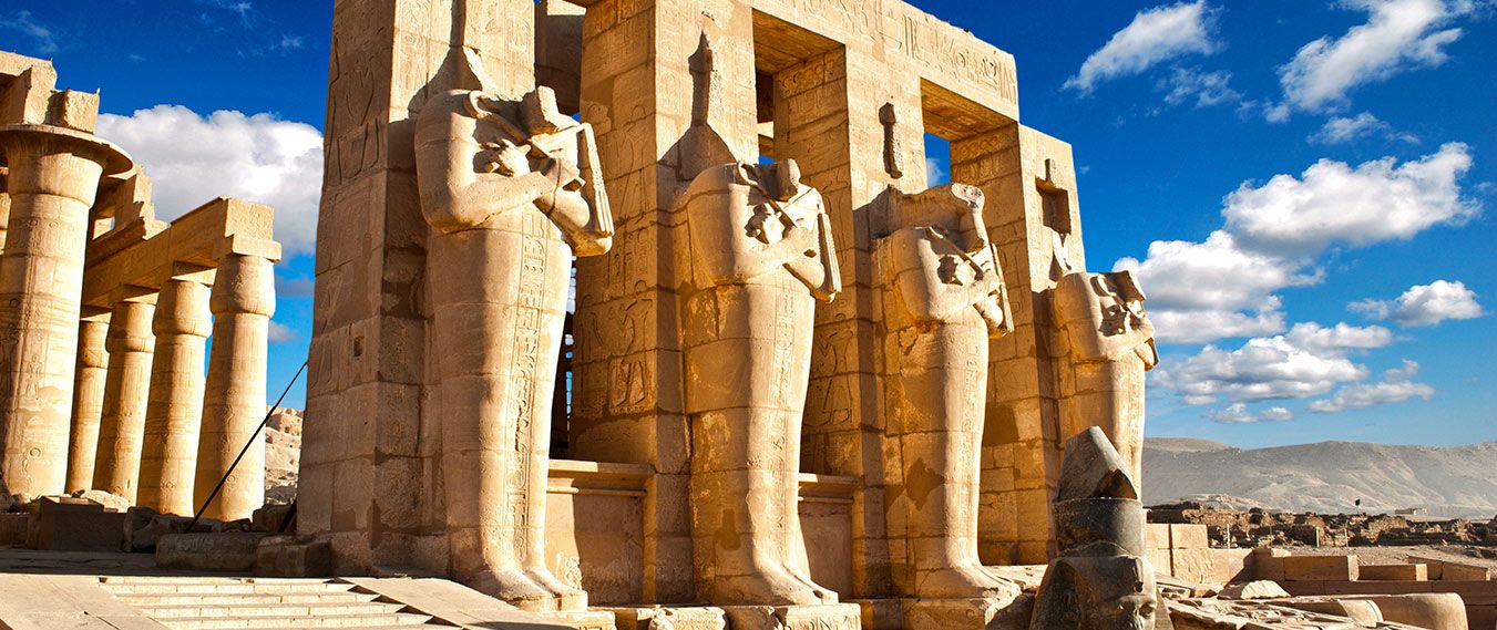 Ramesseum - Templo Funerário de Ramsés II