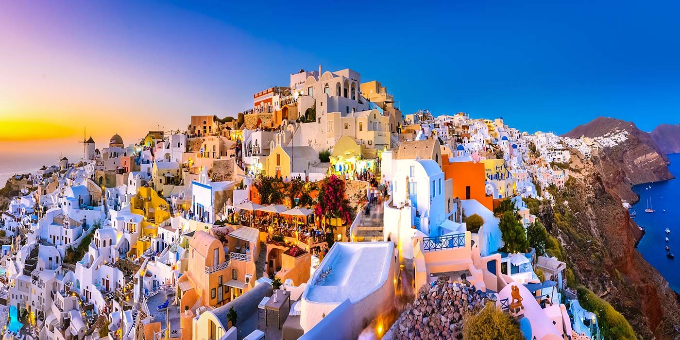 Información de la isla de Santorini