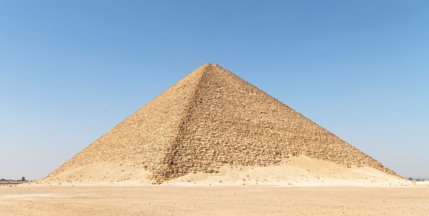 La Pirámide Roja en Dahshur